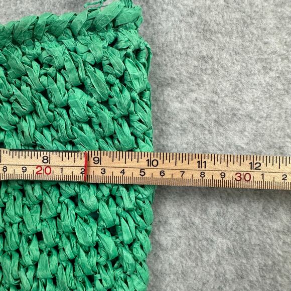 Cappelli Straworld Floral Green Crossbody Purse - Picture 10 of 12